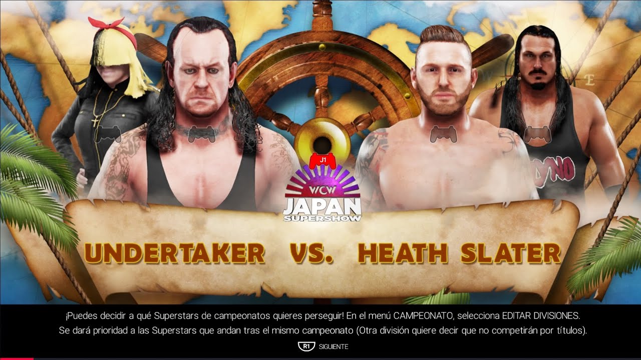 WWE 2k19 Undertaker vs Heath Slater
