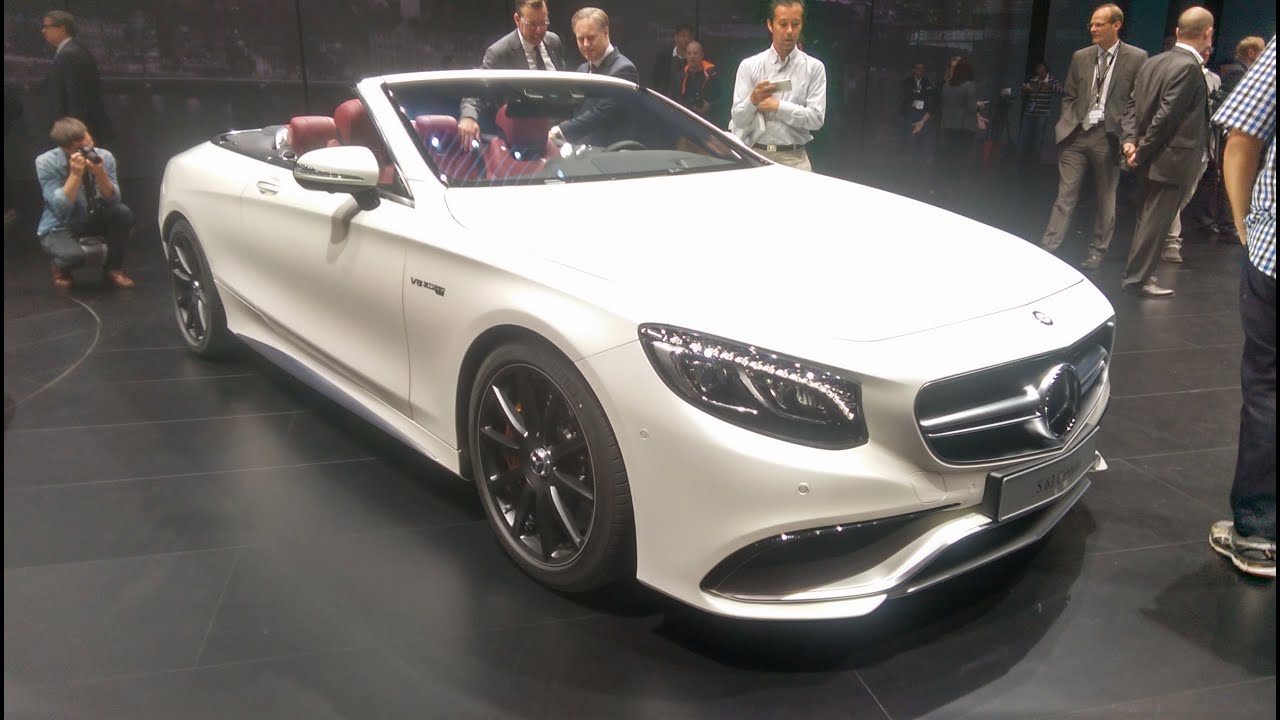 Mercedes S Class Cabriolet At The Frankfurt Motor Show 2015 Youtube