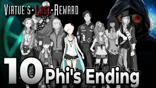 Zero Escape: Virtue’s Last Reward – Phi Route (100% Walkthrough | No Commentary)