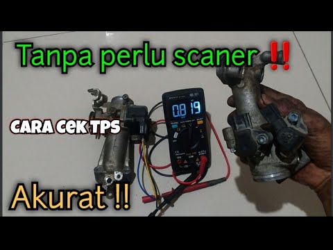 Cara cek sensor TPS matic honda, TANPA alat SCANNER ‼