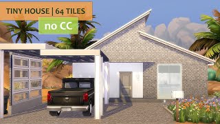 Luxury Tiny Home 64 Tiles No Cc The Sims 4 House Tour