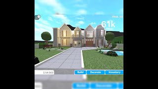 Pastel family house- bloxburg build 61k