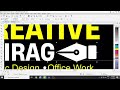 YouTube Channel Banner for Beginners on CorelDRAW in Hindi