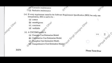 Jharkhand Diploma 6th Semester Software Engineering and Tool | PYQ | 2021 | CSE| #questionpaper