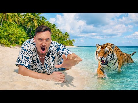 ЖИВЕЯ 72 ЧАСА НА ОСТРОВ В МОРЕТО!