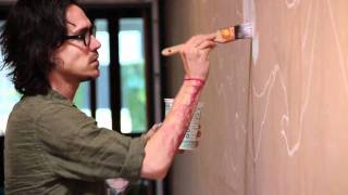 BRANDON BOYD PREVIEWS THE MURAL HE'S DOING FOR )( SPACE