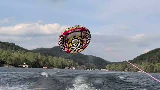 Riding Flying Death Tube At The Lake 