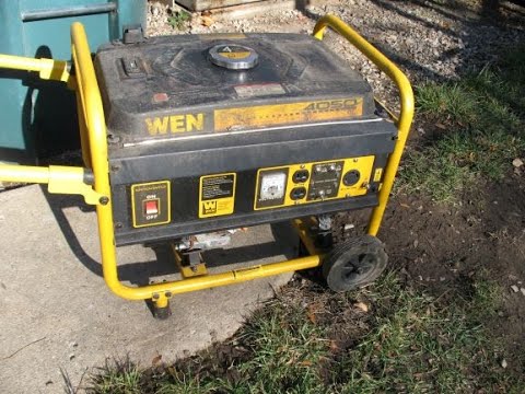 Wen 4050 Generator gets new carburetor and full test - YouTube
