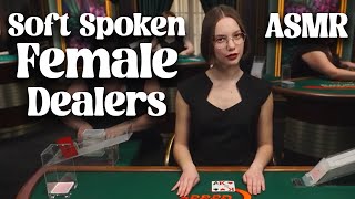 Unintentional ASMR | More Soft Spoken Female Blackjack Dealers ♥ screenshot 4