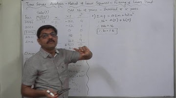 Time Series - 3 Linear Trend - Odd number of years - Interval of five years