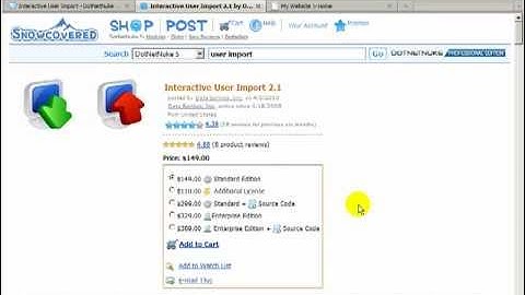 DotNetNuke Tutorial - How to import users in DotNetNuke - Video #183