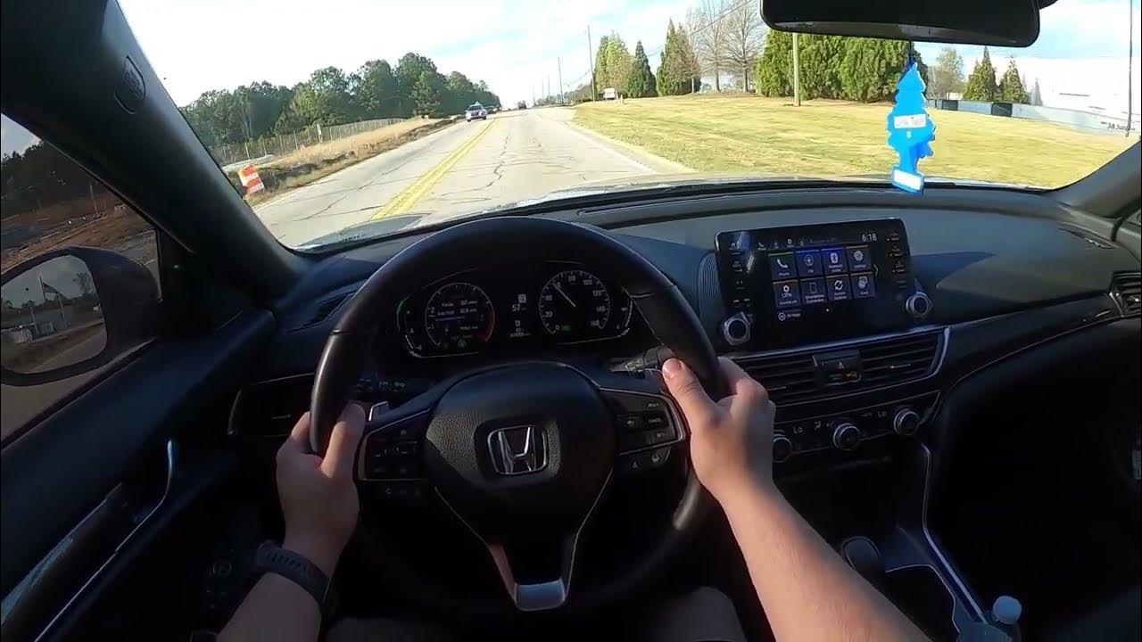 Paddle Shifters Sunny Day Street Drive 2022 Honda Accord Sport 1.5T