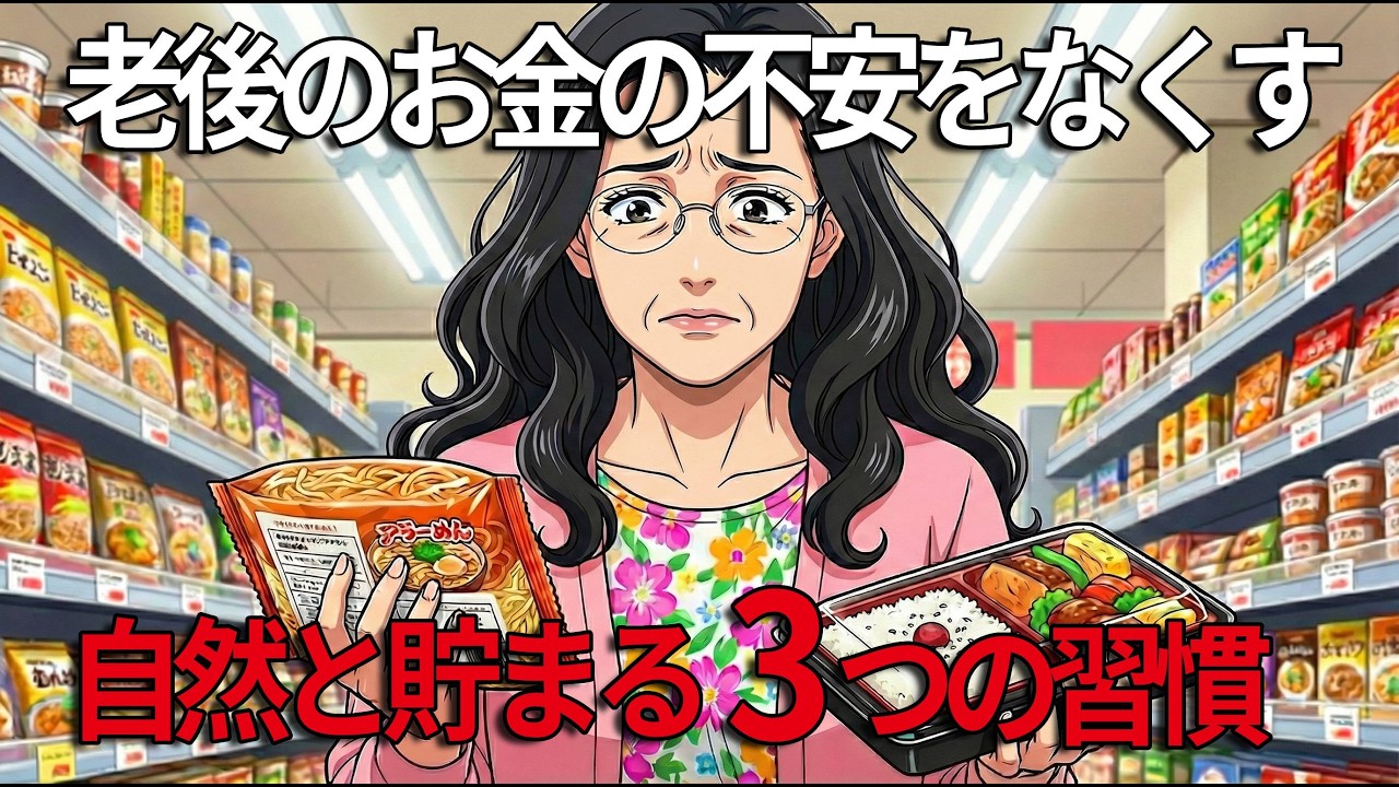 【老後破綻を防ぐ】年金だけでは危ない？お金が貯まる人の3つの習慣。72歳で130万円増やした方法【シニア朗読】
