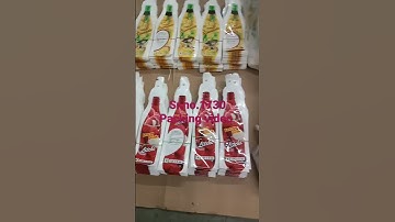 4 head syrup filling machine packing video serial number 1730