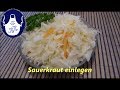 Weißkohl einlegen / Weißkohl fermentieren / Krautsalat / Sauerkraut einlegen , nach Kalinkas Art