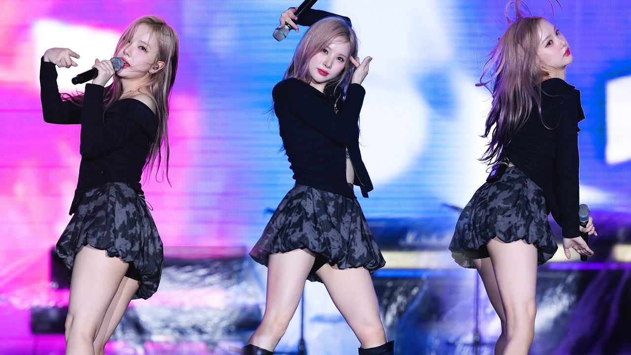 241018 은하 EUNHA 비비지 VIVIZ Full ver 'BOP BOP + 늘 지금처럼 + PULL UP + MANIAC' 4K 60P 직캠 @전남생활체육대축전