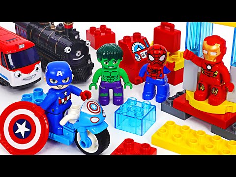 LEGO Duplo Iron <strong>Man</strong>, <strong>Captain</strong>, Hulk go! Save the Titipo! | PinkyPopTOY