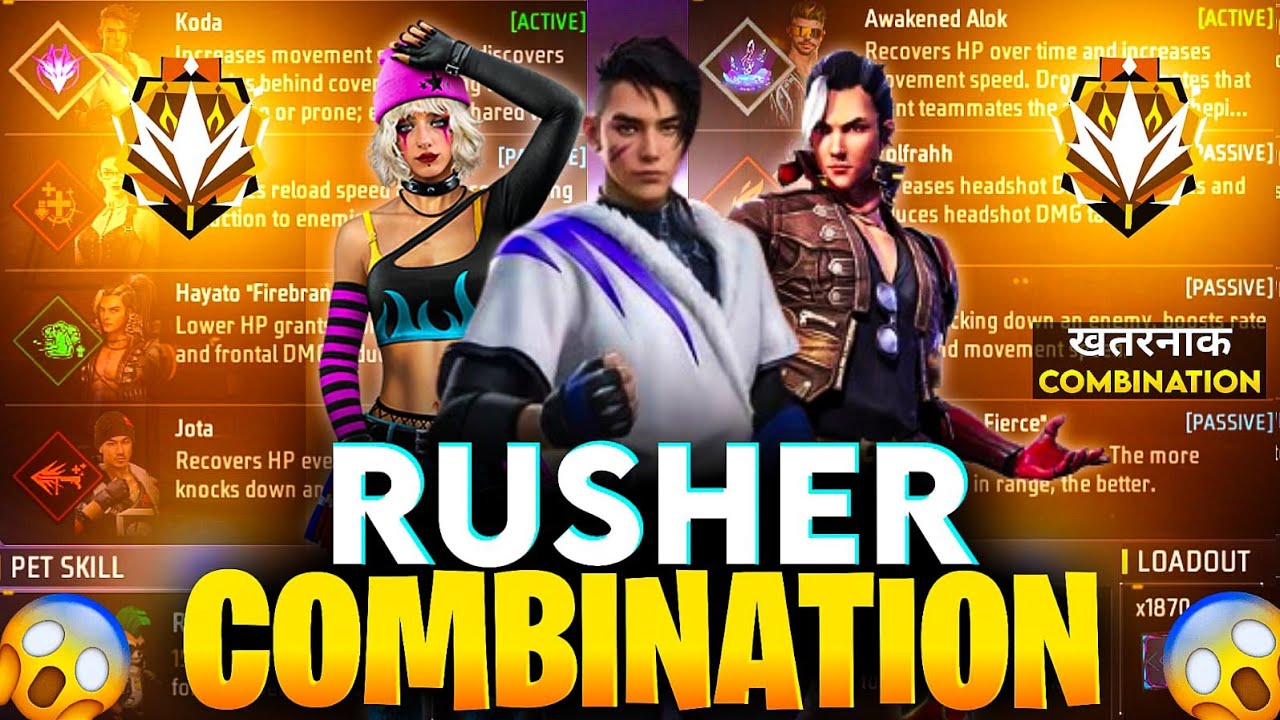 Cs Rank NEW RUSH | Best character skill for cs rank | Cs rank best character skill | SPPRO7 