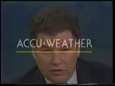 WWOR TV Weatherman Lloyd Lindsay Young 1987 promo