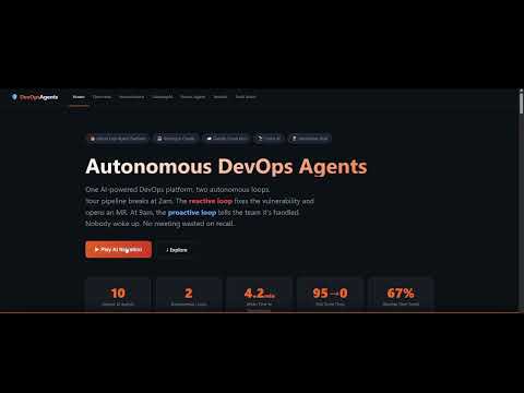 I Built AI Agents That Fix Security Vulnerabilities at 2AM (GitLab Duo Hackathon | DevOps Agents
