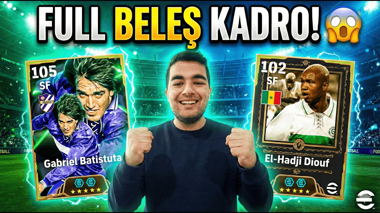 1. KLASMANDA FULL BELEŞ KADRO İLE OYNADIM! 🎁 - (eFootball)