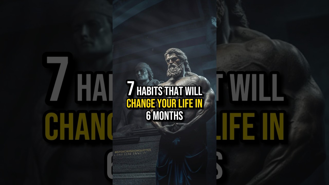 Outline Video 7 Habits That Will Change Your Life #stoicism #discipline #goals #success