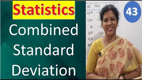 43 . Combined Standard Deviation from Statistics Subject