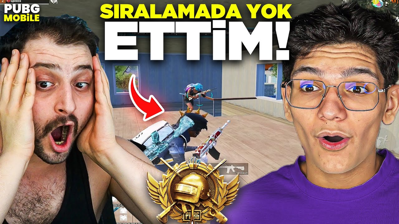BARBARIN HESAPTA RANK KASTIM! SIRALAMA DA YARGI DAĞITTIM - PUBG MOBİLE