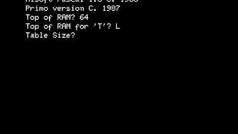 Hisoft Pascal v1 6c Primo Version 1987 MICROKEY PRIMO HUNGARIAN SCHOOL COMPUTER 1984 A B C 32 48 64