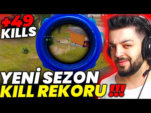 +49 KILLS !! YENİ SEZON KILL REKORUNU KIRDIK - PUBG Mobile