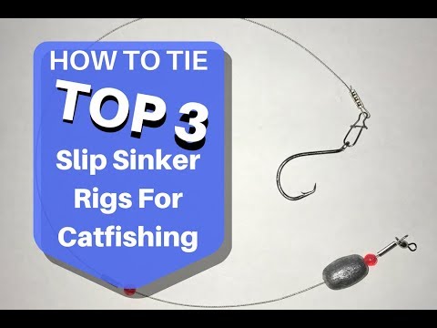 CATFISH RIGS - How to Make a Slip Sinker Catfish Rig 