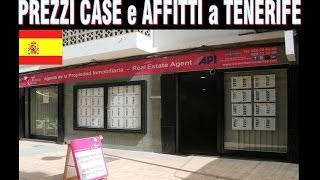 PREZZI AFFITTI E CASE a TENERIFE - CANARIE