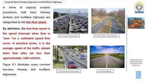 Lecture8 1 Basic Freeway Segments and Multilane Highways