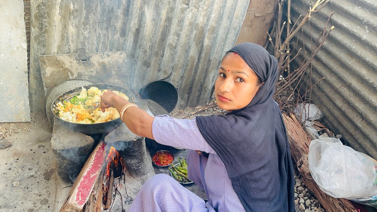 घर पे बनाई घोभी की सब्जी 😍 | Dharmendra Vlogs |