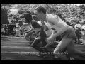 Historic archival stock footage  swedish champion tops us stars in athletic meet