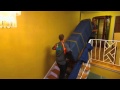 How to move a large piece of furniture on stairs  monster movers