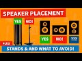 Monitor placement for the mids  highs  speaker stands and how to get a great stereo image