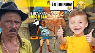 USEI A VOZ DO TIRINGA PRA TROLAR OS ALEATÓRIO NO MODO CS DO FREE FIRE PT.2 KKKK