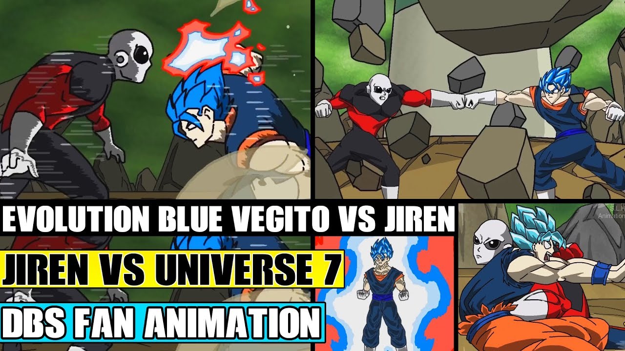 Dragon Ball Universe - Goku SSJ Blue Kaioken y Vegeta Blue Evolution vs  Jiren. 📷 BLZ