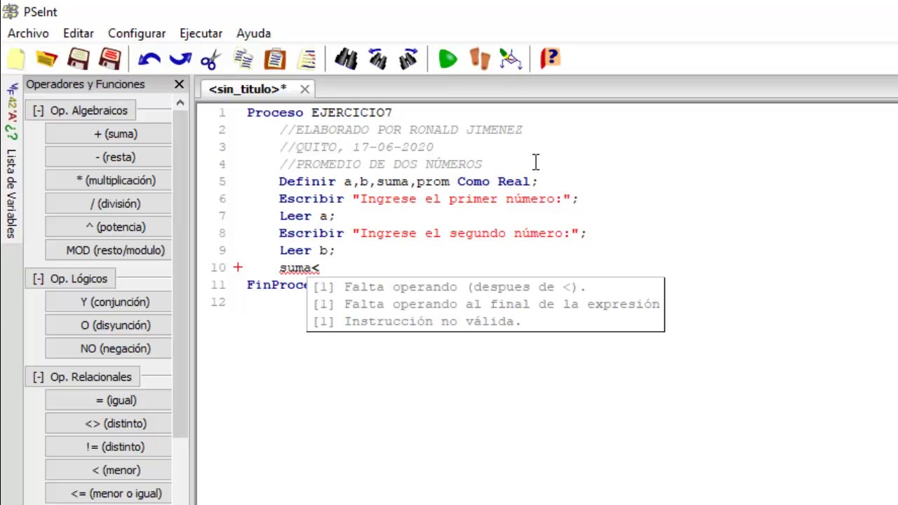 Algoritmo Para Calcular El Promedio De Calificaciones Pseint Sexiz Pix