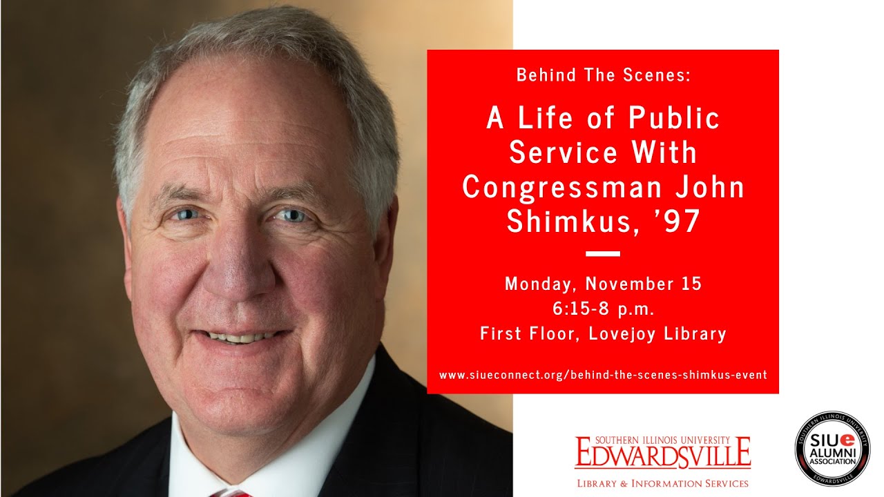 Image for Behind The Scenes: A Life of Public Service with Congressman John Shimkus webinar