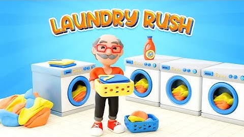 Laundry Rush - Idle Game (by Yamy Studio) IOS Gameplay Video (HD)