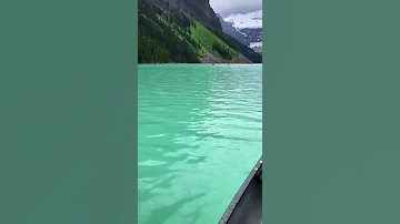 من بحيرة لويس الفيروزية From Turquoise Lake Louise 