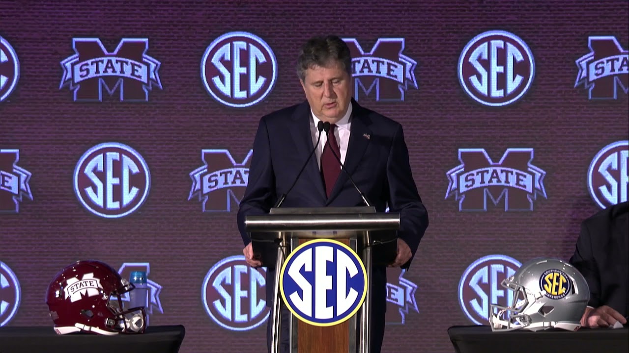 Mississippi St Head Coach Mike Leach, SEC football media days, FULL press conference