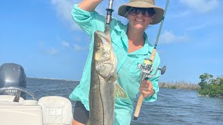 Fishing in Gasparilla Sound with the kids and a charter - Snook, Redfish, and Snapper!