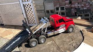 RC rollback tow truck 6x6 1/10 Traxxas