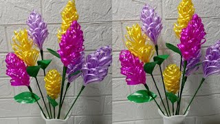 BUNGA DARI PITA JEPANG/DIY HOME DECORATION IDEAS/POLYPROPYLENE RIBBON