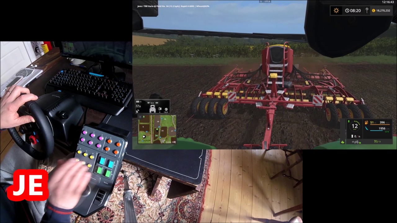 Volan Logitech G Saitek Farming Simulator PC :: PC din categoria Volane ::  GameStore.ro