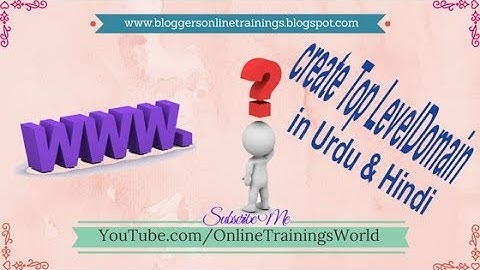 Create Blog Chosing Domain Name for blog free Part # 1 | Create top Level Blog