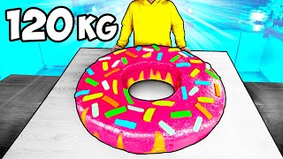 I Made A Giant 120 Kg Donut By Vanzai Cooking